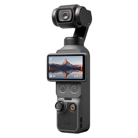 DJI Osmo Pocket 4 Essential Combo, caméra de vlogging avec stabilisateur de Poche, capteur CMOS 1 Pouce et 4K/240 IPS, stabilisa
