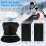 ENONEO Cache Cou Homme Sport Respirant Masque Tour de Cou Moto Femme Hiver Coupe-Vent Cache Nez Ski Balaclava Multifonctionnelle
