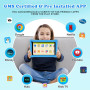 SANNUO Tablette Enfants 7 Pouces Android Tablette Éducative Enfant avec Écran HD, 8Go RAM+64Go ROM(TF 256Go), Contrôle Parental,