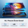 Tablette 10 Pouces, Tablette Android 15 avec Étui, Unisoc T30 Quad-Core, 18 GO RAM + 128 GO ROM + 1 TO TF, Écran HD IPS 1280x800