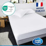 SWEET NIGHT - Protège-Matelas 140x190 cm Imperméable - Alèse Lavable en Machine 90°C - Respirant & Silencieux - Forme Drap-Houss
