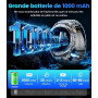 LIGE Montre Connectée Homme 1000mAh/IP68 Étanche/LED Lampe, 1.53" AMOLED Militaire Smartwatch Homme avec Appel Bluetooth, 123 Mo