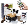 CULTIVEA® Kit Bonsaï Premium Prêt à Pousser - Jardinez et décorez - Entretien de vos bonsaïs et plantes naturel - Fil, Outils, C