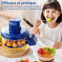 Éplucheur de raisin, machine automatique électrique d'épluchage d'ail, rechargeable, outil d'élimination de la peau de fruits po
