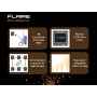 Flaire by MA Machine à étincelle froide 750 W | Machine à effets spéciaux Sparkular | Télécommande DMX sans fil et écran LCD | 2