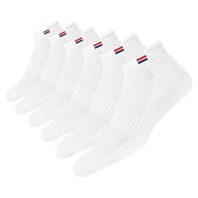 NAVYSPORT Chaussettes de Sport Basses Homme Coton Coussin Coussin - Lot de 6 Paires Chaussettes Courtes Femme