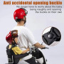 Ceinture de Sécurité Moto pour Enfants, Réglable Harnais Moto Enfant avec Bandes Réfléchissantes Harnais Sûreté pour Voiture Ele