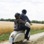 Ceinture de Sécurité Moto pour Enfants, Réglable Harnais Moto Enfant avec Bandes Réfléchissantes Harnais Sûreté pour Voiture Ele