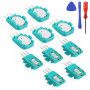 10 Pièces Potentiomètre Module Joystick pour PS5 Module DualSense Edge 2K3Ω de Remplacement Analogique avec Outils Ouverture Kit