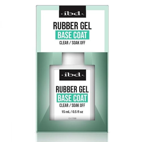 IBD Rubber Gel Base Coat 15 ml Fabriqué aux États-Unis Renforce et protège la plaque à ongles
