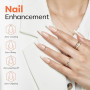 Modelones Base et Top Coat Vernis Semi Permanent Sans HEMA 2 x 10ml Top et Base Coat Semi Permanent Soak Off UV LED Vernis à Ong
