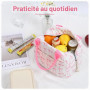 BuyCard sac isotherme repas femme – Boîte à déjeuner | Sac isotherme étanche et résistant à l'huile pour le travail, l'école, le