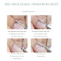 14 Pièces Forets à ongles, Embout Ponceuse Ongles, 3/32 lime à ongles diamant, Outils de nail art, Pour limer les ongle, enlever