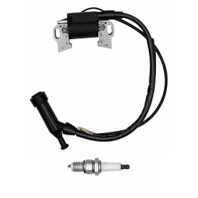 Strongthium Bobine d'Allumage et Bougie pour Honda GX240 GX270 GX340 GX390, Predator 301cc 420cc, Moteur 8-13HP Générateur Netto