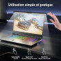 Meisax LED Lampe Écran PC, USB Monitor Light Bar avec Contrôle Tactile, 5 Luminosité et Température de Couleur Réglable, Soins O