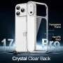 JETech Coque pour iPhone 17 Pro 6,3 Pouces, Étui Housse Anti-Jaunissement Antichoc Bumper, Arrière Transparente Anti-Rayures (Tr