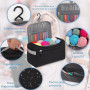 Coopay Kit Crochet Debutant Complet, 15 Pelotes de Laine Crochet, Accessoires de Crochets Tricot, 73 Kits de Crochets Ergonomiqu