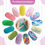 Lot de 3 pelotes de fil épais pour tricot et crochet de 6 mm pour crochet, sac, couverture, panier, projets de bricolage