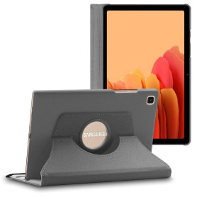 ebestStar - Coque pour Samsung Galaxy Tab A7 10.4 T505 (2022, 2020), Etui Rotatif 360, Housse Protection PU Cuir, Gris