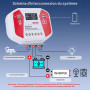 12V/24V Contrôleur De Charge Solaire, PWM Contrôleur De Charge Panneau Solaire, LCD Écran, 4 Ports USB, Compatible Gel Sealed Fl