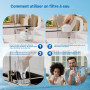 Tikstoy Filtre à eau de rechange, Cartouche de Filtre à Eau Compatible avec Brita® Maxtra Pro®, Maxtra+® Plus All-in-1 Carafe Fi
