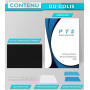 PYS Filtre écran Confidentialité 15,6 Pouces 16:9 - Protecteur d'écran Anti Espion, Film Anti-Lumière Bleu, Compatible avec HP/D