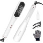 Pro Steam Brosse lissante PARWIN PRO BEAUTY 3 en 1 avec voyant LED, technologie ionique et vapeur pour un double entretien, rédu
