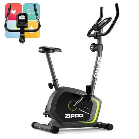 Zipro Vélo d'appartement Drift, Ergomètre Fitness, Vélo d'appartement magnétique, jusqu'à 120 kg, d'intérieur, d'entraînement à