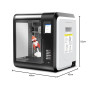 FLASHFORGE Adventurer 3 Pro Imprimante 3D, sans Nivellement à Niveau avec Plaque de Construction en Verre, Support Amovible 240℃