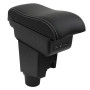 OYHCM Pour Toyota Yaris 2015-2024 Accoudoirs Convient avec Compartiment de Rangement Central Console Organiseur Noir et blanc
