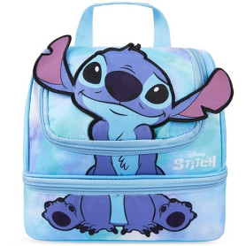 Get Trend 3D Disney Stitch Sac Isotherme Repas Enfant Fille, Double Compartiment Lunch Bag Isotherme avec Poignée et Fermeture E