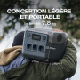 Station électrique portable EF ECOFLOW RIVER 2 Pro, batterie LiFeP04, 768 Wh, charge rapide en 70 min, 3 prises CA de 800 W, gén