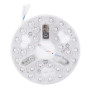 Goshyda Kit d'éclairage LED pour Ventilateur de Plafond de 5,3 Pouces, Panneau de Rénovation Rond 15W de Remplacement, 3000K 420