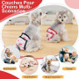 UFO PET Culotte Chiennes Chaleurs S Réutilisables, Couche pour Chien Femelle Lavables (Lot de 3), Culotte très Absorbantes pour