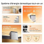 Jackery SolarVault 3 Pro Max Kit Solaire avec Batterie, 2000W (4 × 500W Panneaux Solaires Bifaciaux), 4 MPPT, Plug & Play, Câble