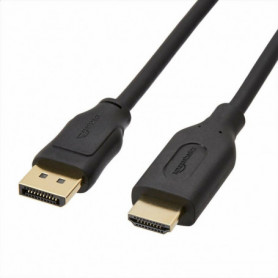 Câble DisplayPort vers HDMI Amazon Basics DPH12M-3FT-1P Noir (Reconditionné A+) 20,99 €