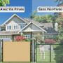 AXT SHADE Brise Vue Balcon 90x300cm Imperméable Cache Vue Balcon Protection UV Opaque Résistant aux Contre Vent avec Trous et Se