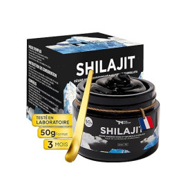 SHILAJIT TEAM NUTRITION | Résine Pure Grade Or de l’Himalaya | Haut en Acide Fulvique | Testé & Certifié En France | Énergie, Im