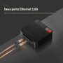 BOSGAME P4 Plus Dual 2.5G LAN Mini PC de Jeu, processeur AMD Ryzen 7 5825U (jusqu'à 4,5 GHz), Windows 11 Pro Mini-Ordinateur, 16