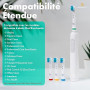 DentaDrift Brossette Oral-B Compatibles, 4-Pack Tête Brosse à Dent Oral B Compatibles - Qualité Premium, Défense Renforcée Contr