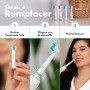 DentaDrift Brossette Oral-B Compatibles, 4-Pack Tête Brosse à Dent Oral B Compatibles - Qualité Premium, Défense Renforcée Contr