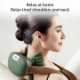 ideallife Masseur Cervical, Masseur Dos Et Cervicales Avec Chaleur, Appareil de Massage Bionique 4D pour le Cou Sans Fil, Ergono