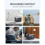 Station électrique portable ECOFLOW RIVER 2 MAX avec câble solaire, batterie LiFeP04, 512 Wh charge rapide en 1 heure, sortie 10