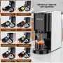 KOTLIE Express 4 en 1 Cafetière à capsules 19 bar haute pression Arrêt automatique Réservoir Cafetière expresso/cafetière capsul