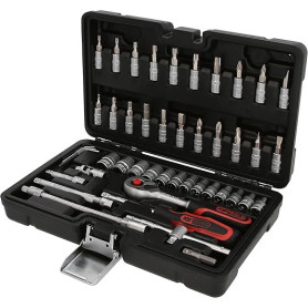 KS TOOLS jeu de douilles 1/4", 48 pièces 917.0648