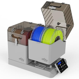Chitu Systems FilaPartner Filament Dryer, 2025 Nouvelle 4 Bobines Sécheur de Filament pour Imprimante 3D avec 2 Chambres Amovibl