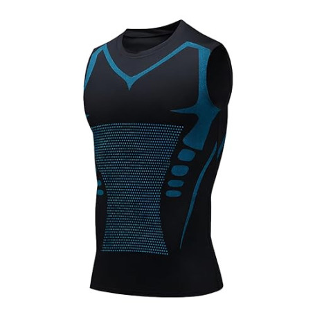 Reiteag Lumoria Tshirt Ventre Plat Compression, Lumoria Debardeur Homme, Tissu Léger, Respirant Et Extensible, Idéal pour L'athl
