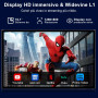 Tablette 10 pouces Android 15 avec Gemini AI, 30 Go RAM+ 128 Go ROM+ 2 To d'extension, WiFi 6, Widevine L1, octa-core, 8000 mAh,