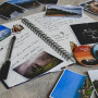 Febio Carnet de voyage à remplir personnalisable, adapté pour bullet journal, livre scrapbooking. Cahier spirale a5 our adventur