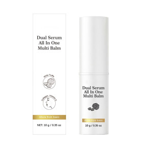 White Truffle Double Serum Baume Multi Tout-en-un, soins de la peau vegan, traitement 3-en-1 aux truffes blanches pour l'amélior